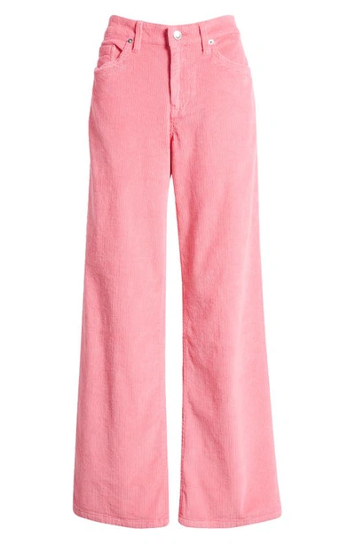 Shop Bp. Corduroy Wide Leg Jeans In Pink Azalea