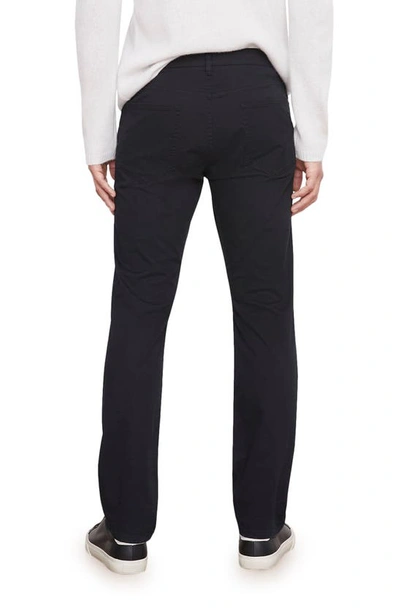 Shop Vince Dylan Stretch Cotton Blend Five Pocket Pants In Black