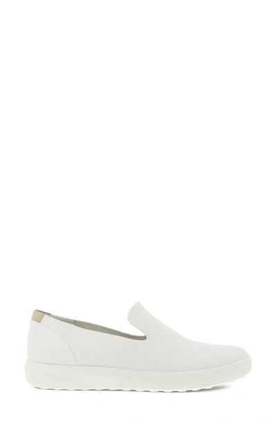 Shop Ecco Soft 7 Slip-on Sneaker In White/ Powder