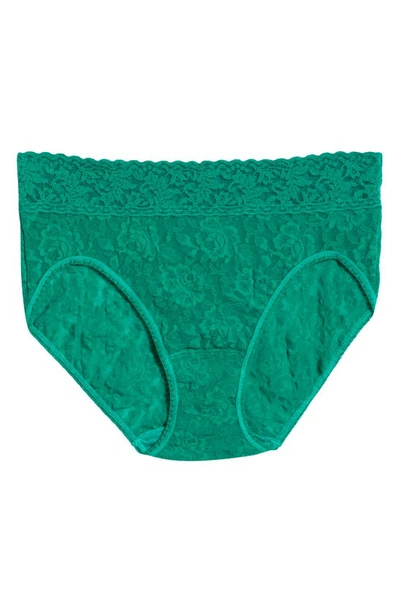 Shop Hanky Panky Signature Lace French Briefs In Malachite