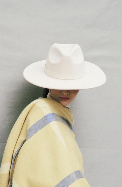 Shop Treasure & Bond Felt Panama Hat In Camel Combo
