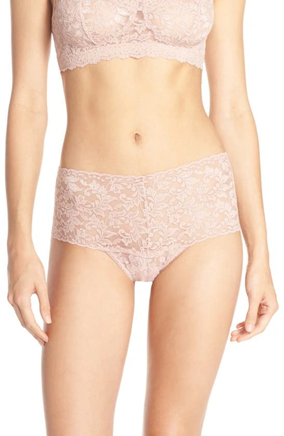 Shop Hanky Panky Retro High Waist Thong In Desert Rose