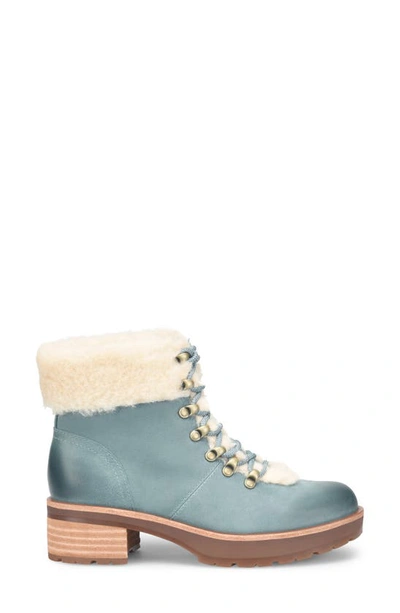 Shop Kork-ease Winslet Genuine Shearling Trim Bootie In Turquoise F/ G