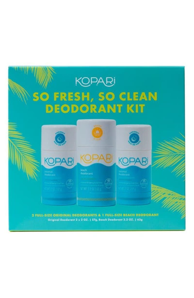 Shop Kopari So Fresh, So Clean Deodorant Set $48 Value