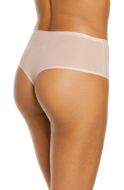 Chantelle Lingerie Soft Stretch Seamless Retro Thong In Rose Authentique-vf