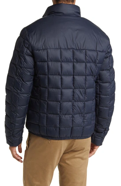 Shop Save The Duck Stalis Quilted Packable Waterproof Recycled Nylon Puffer Jacket In Blue Black