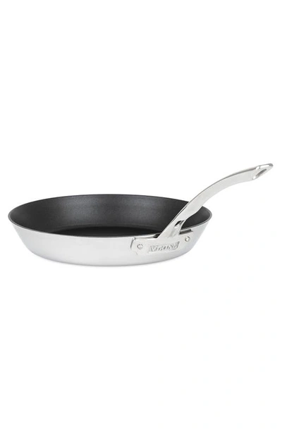 Shop Clipper Viking Contemporary 12" Nonstick Fry Pan In Stainless Steel