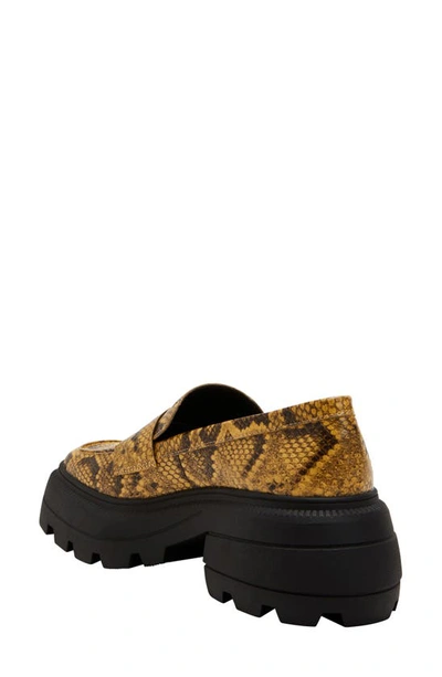 Katy Perry The Geli Combat Loafer In Mustard Multi