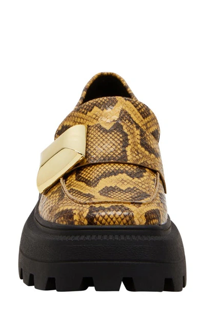 Katy Perry The Geli Combat Loafer In Mustard Multi
