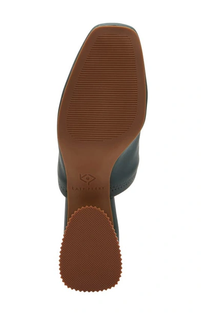Katy Perry The Clarra Slipon Womens Solid Faux Leather Mules In Sage Leaf