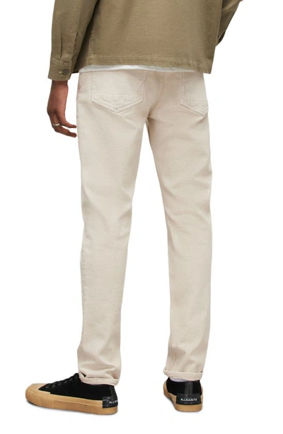 Shop Allsaints Rex Slim Fit Jeans In Vintage White