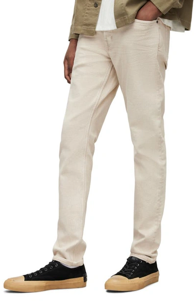 Shop Allsaints Rex Slim Fit Jeans In Vintage White