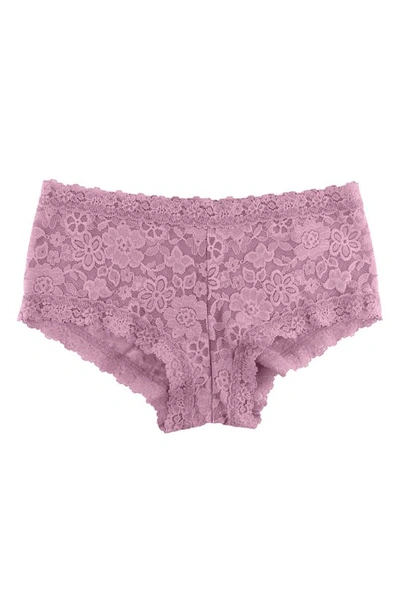 Shop Hanky Panky Daily Lace Boyshorts In Orchid