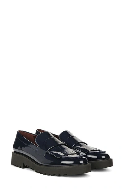 Shop Sarto By Franco Sarto Calista Kiltie Loafer In Blue