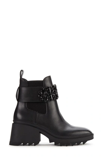Shop Karl Lagerfeld Cavin Lug Sole Chelsea Boot In Black