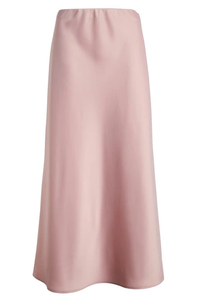 Wayf Rosalina Slip Skirt In Mauve