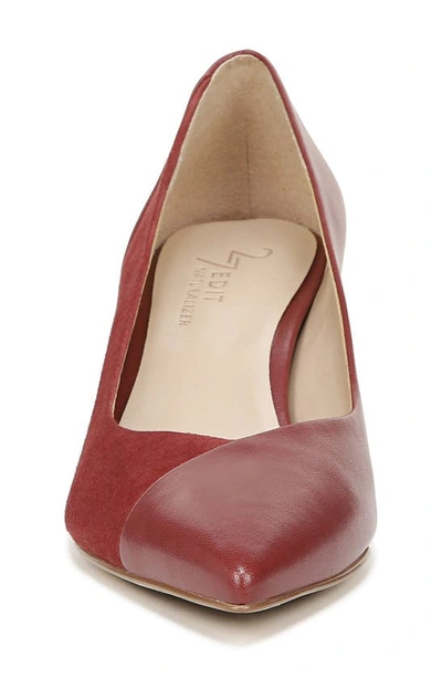 Shop 27 Edit Naturalizer Faris Pointed Toe Pump In Ruby Suede