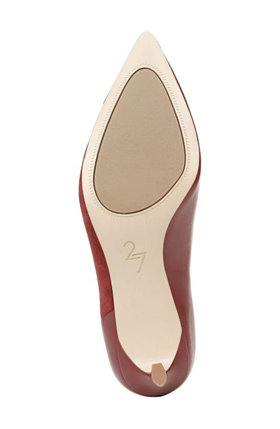 Shop 27 Edit Naturalizer Faris Pointed Toe Pump In Ruby Suede