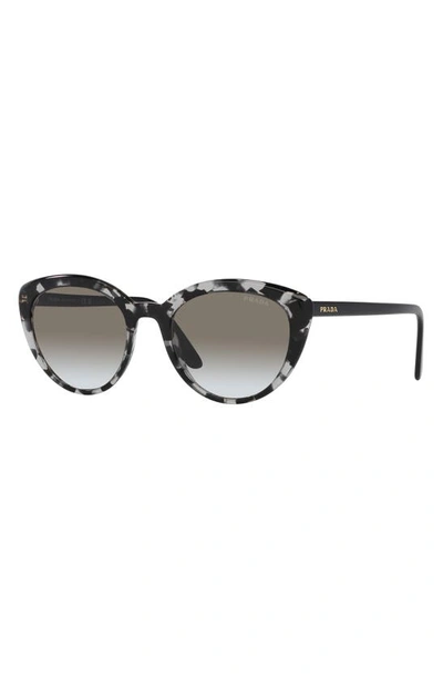Shop Prada 54mm Cat Eye Sunglasses In Grey Gradient