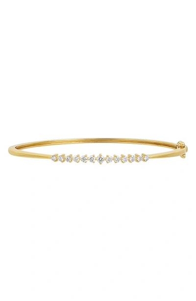Shop Bony Levy Liora Graduated Diamond Bangle Bracelet In 18k Yellow Gold