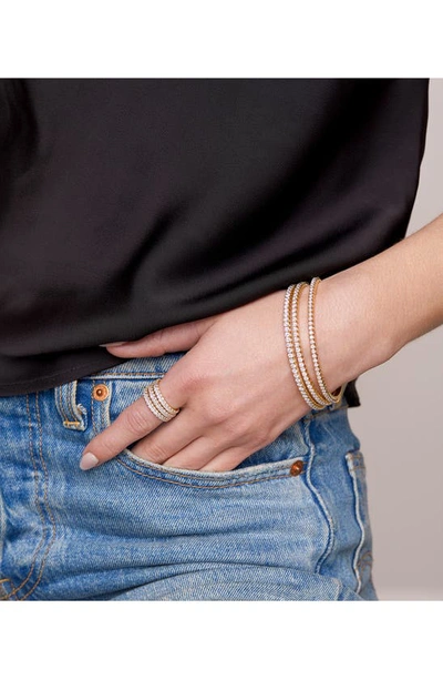 Shop Bony Levy Audrey Trend Diamond Stretch Bracelet In 18k Yellow Gold