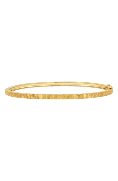Bony Levy 14k Gold Etched Bracelet In 14k Yellow Gold