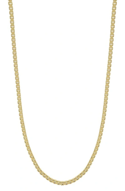 Shop Bony Levy 14k Gold Box Chain Necklace In 14k Yellow Gold