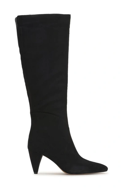 Shop Jessica Simpson Byrnee Pointed Toe Knee High Boot In Black