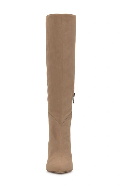 Shop Jessica Simpson Byrnee Pointed Toe Knee High Boot In Sandstone