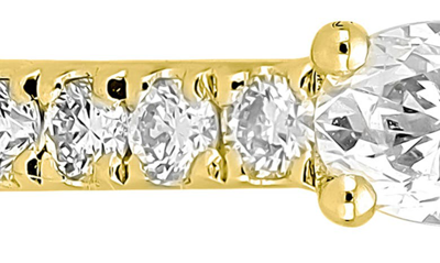 Shop Bony Levy Linea Diamond Huggie Hoop Earrings In 18k Yellow Gold