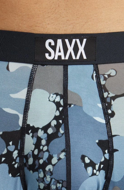 Shop Saxx Vibe Supersoft 2-pack Slim Fit Boxer Briefs In Terrazzo Camo/ Black