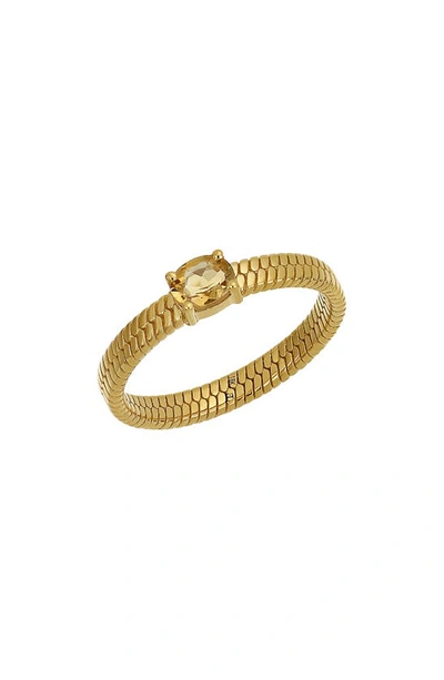 Shop Bony Levy 14k Gold Ring In 14k Yellow Gold - Citrine