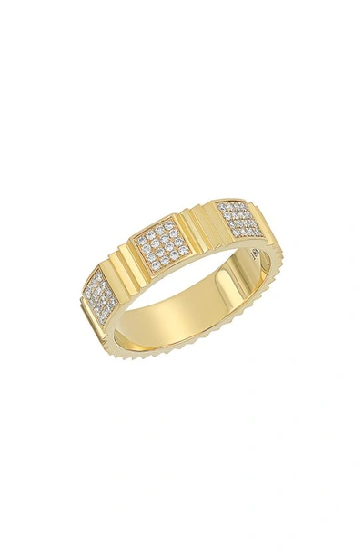 Shop Bony Levy Cleo Diamond Band Ring In 18k Yellow Gold