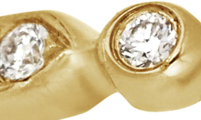 Bony Levy Geo Diamond Stack Ring In 18k Yellow Gold
