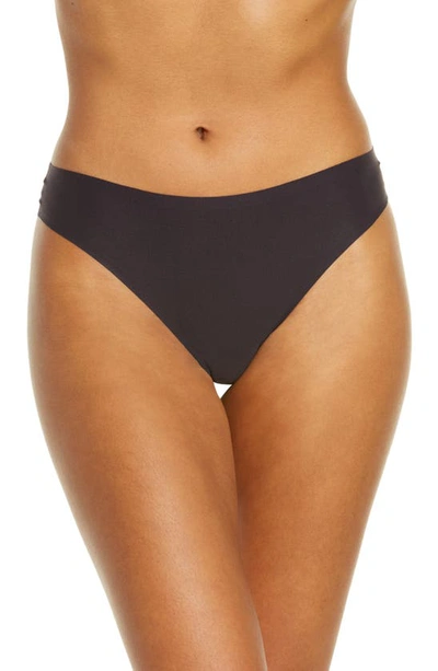 Shop Chantelle Lingerie Soft Stretch Thong In Ink-vb