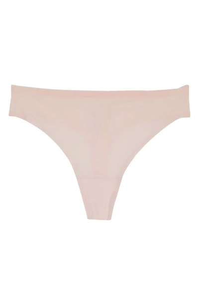 Shop Chantelle Lingerie Soft Stretch Thong In Waterlily Pink-5k
