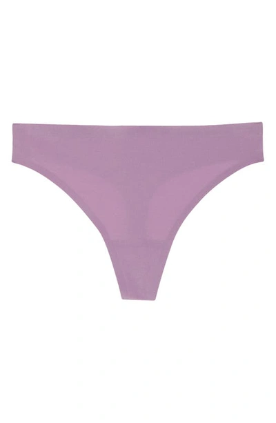Shop Chantelle Lingerie Soft Stretch Thong In Light Orchid-bu