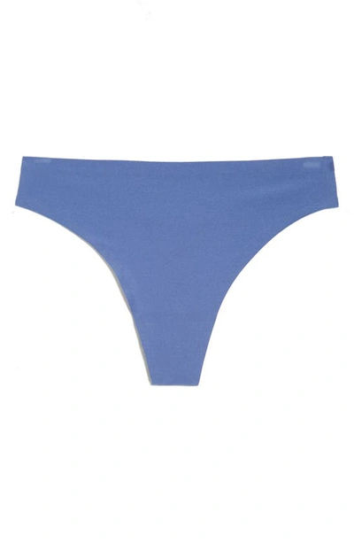 Shop Chantelle Lingerie Soft Stretch Thong In Blue Ocean-82