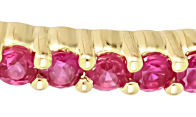 Bony Levy Large El Mar Inside Out Hoop Earrings In 18k Yellow Gold - Ruby