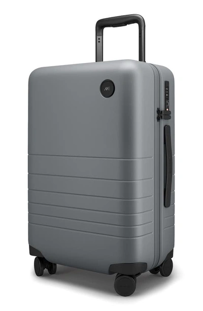 Shop Monos 23-inch Carry-on Plus Spinner Luggage In Storm Grey