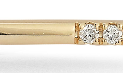 Dana Rebecca Designs Sylvie Rose Diamond Bar Pendant Necklace In Yellow Gold