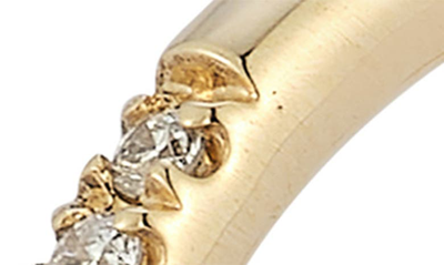 Shop Dana Rebecca Designs Sylvie Rose Diamond Hoop Earrings In Yellow Gold