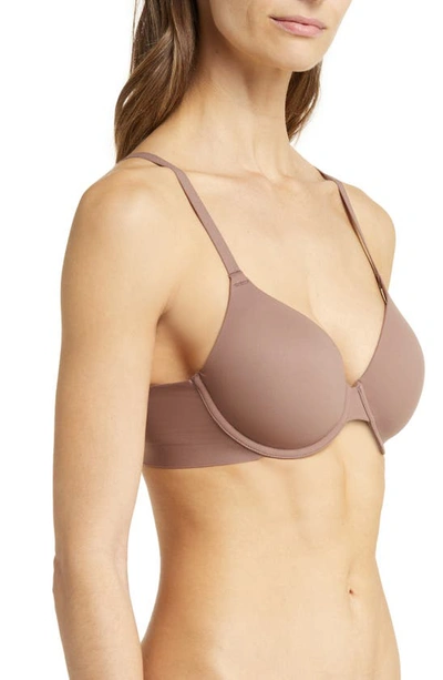 Shop Wacoal Comfort First Underwire T-shirt Bra In Deep Taupe