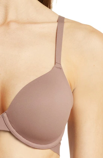 Shop Wacoal Comfort First Underwire T-shirt Bra In Deep Taupe