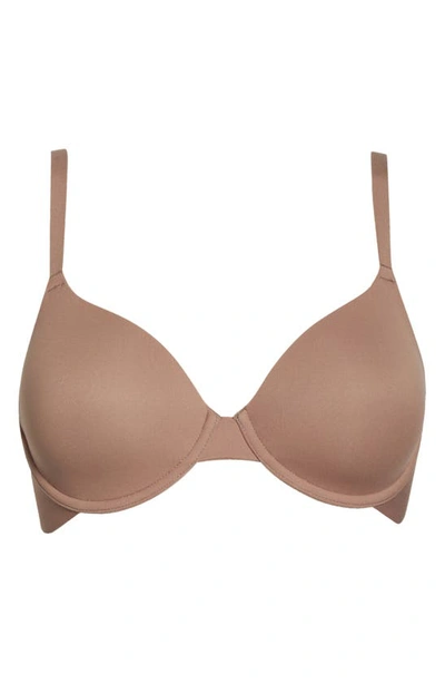 Shop Wacoal Comfort First Underwire T-shirt Bra In Deep Taupe