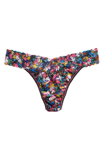 Hanky Panky Print Original Rise Thong In Confetti Flora Nordstrom Anniv