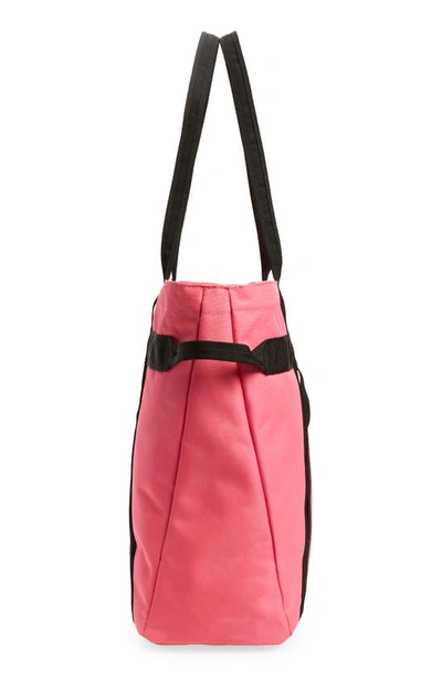 Herschel Supply Co | Alexander Zip Tote - Large | Insulated | Large Check Neon Pink/Black