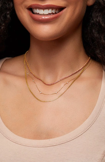 Bony Levy 14k Gold Pattern Chain Necklace In 14k Yellow Gold