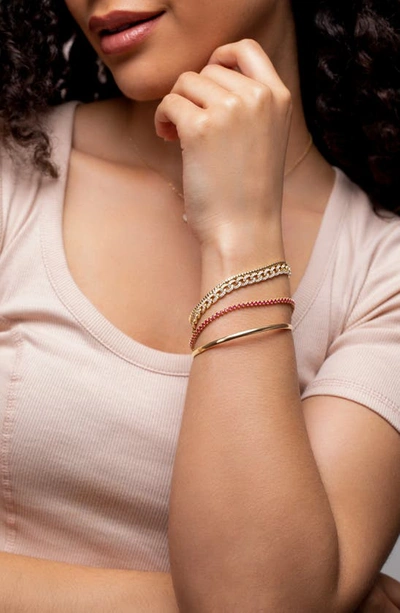 Bony Levy Cleo 14k Gold Tennis Bracelet In 14k Yellow Gold
