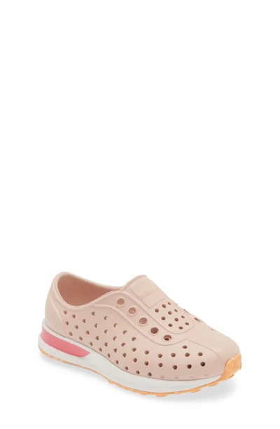 Shop Native Shoes Kids' Robbie Sugarlite Slip-on Sneaker In Pink/ White